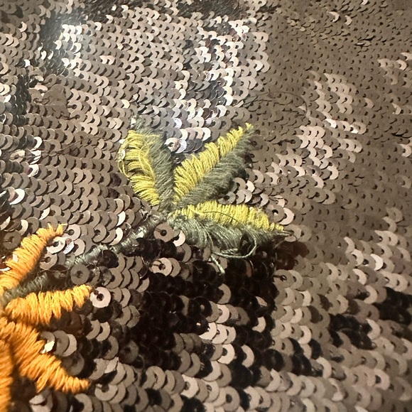 NWT!! ZARA embroidered sequin tassel midi skirt - Picture 8 of 8